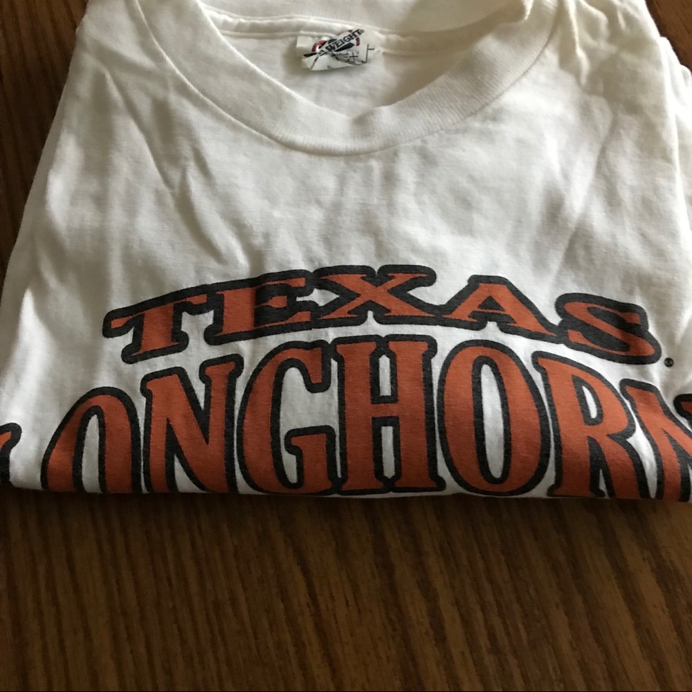 Boys Long Sleeve Tx Longhorn Tee.     410